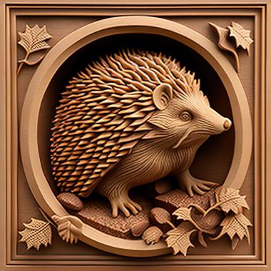 3D model hedgehog (STL)